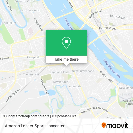 Amazon Locker-Sport map