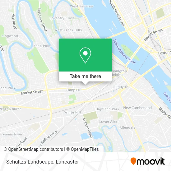 Schultzs Landscape map