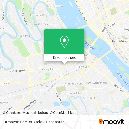 Amazon Locker-Yada2 map