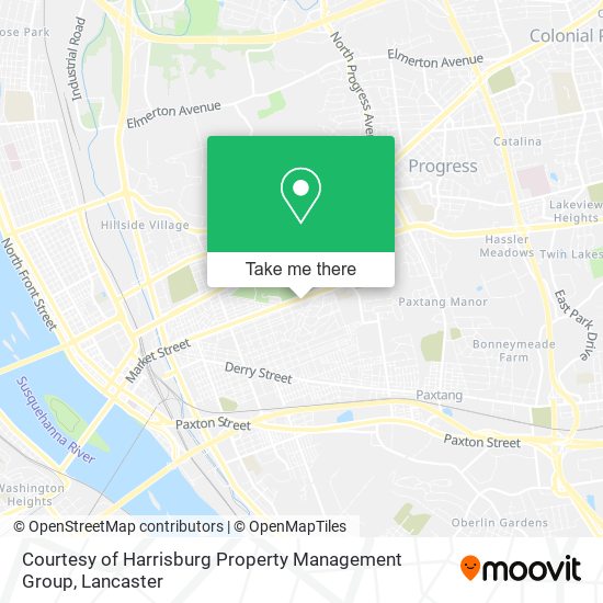 Courtesy of Harrisburg Property Management Group map