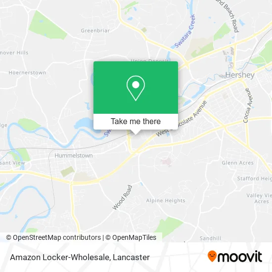 Amazon Locker-Wholesale map