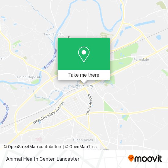 Mapa de Animal Health Center