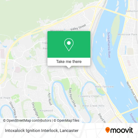 Intoxalock Ignition Interlock map