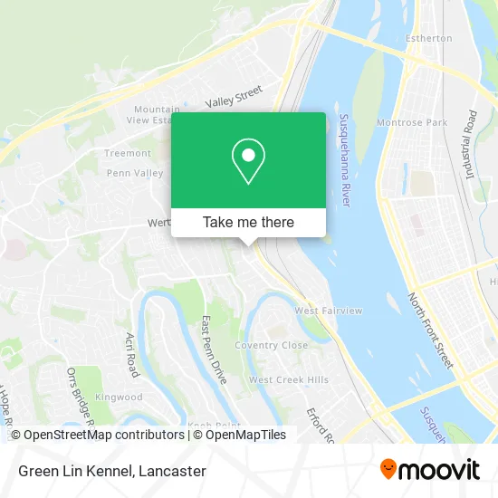 Green Lin Kennel map