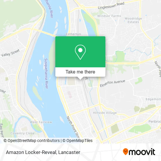 Amazon Locker-Reveal map