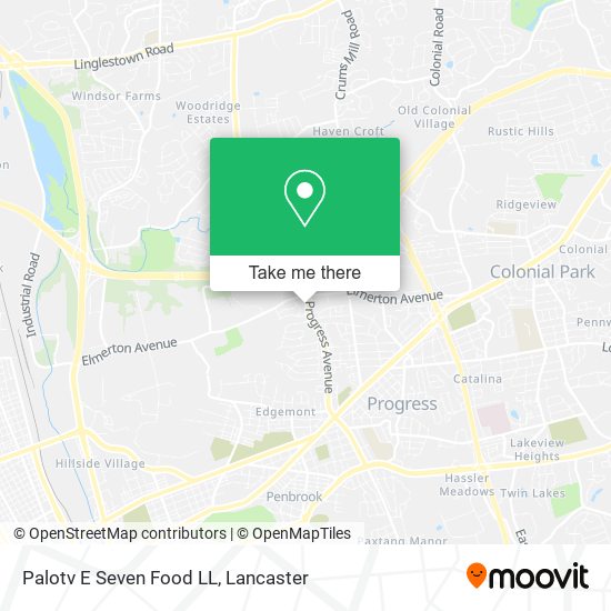 Mapa de Palotv E Seven Food LL
