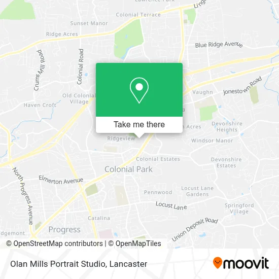 Olan Mills Portrait Studio map