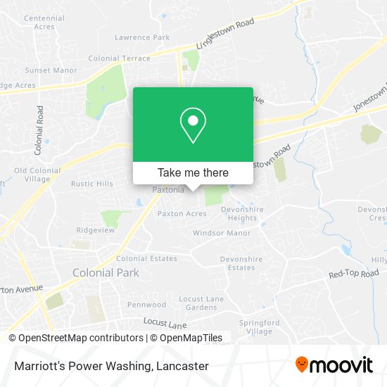Marriott's Power Washing map