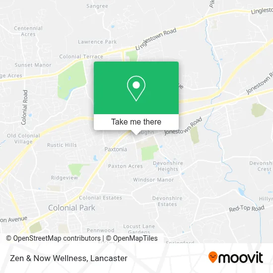 Zen & Now Wellness map