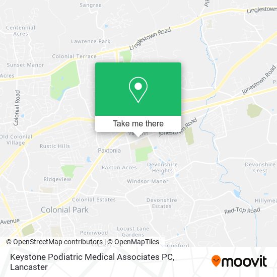 Keystone Podiatric Medical Associates PC map