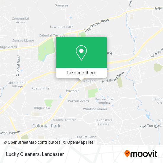 Mapa de Lucky Cleaners