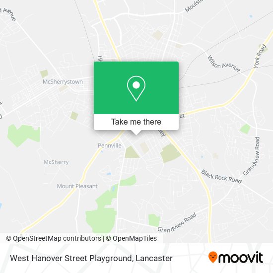 Mapa de West Hanover Street Playground