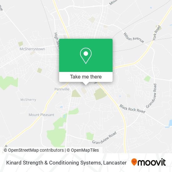Kinard Strength & Conditioning Systems map