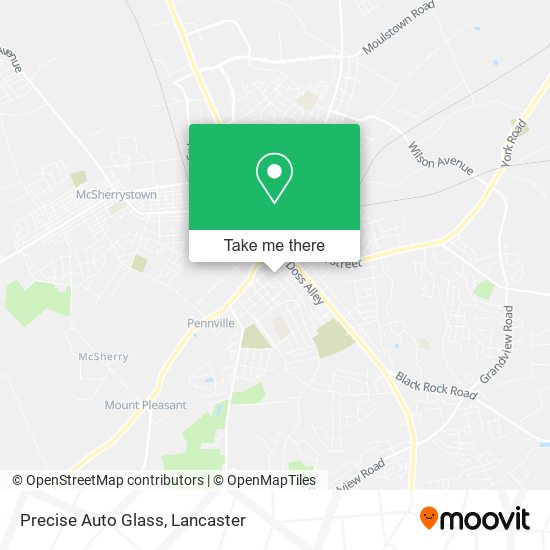 Mapa de Precise Auto Glass