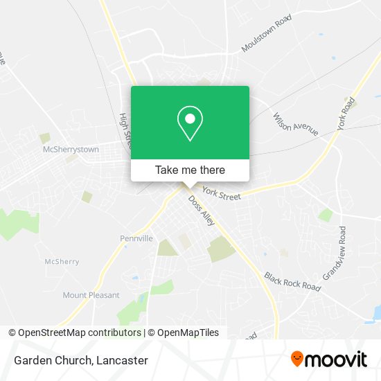 Mapa de Garden Church
