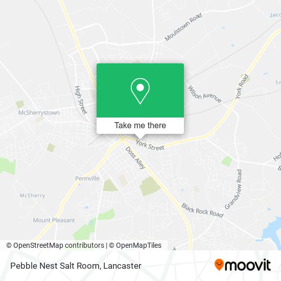 Pebble Nest Salt Room map