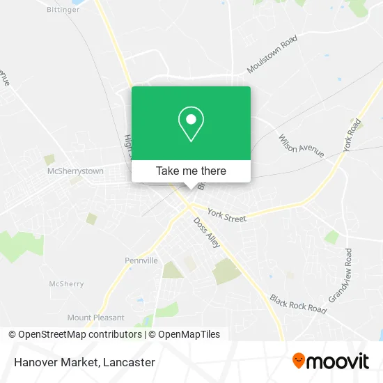 Hanover Market map