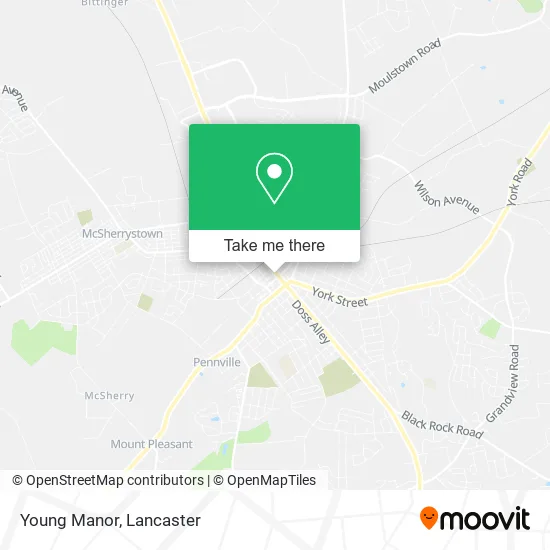Young Manor map
