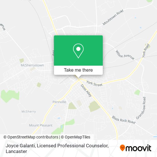 Mapa de Joyce Galanti, Licensed Professional Counselor