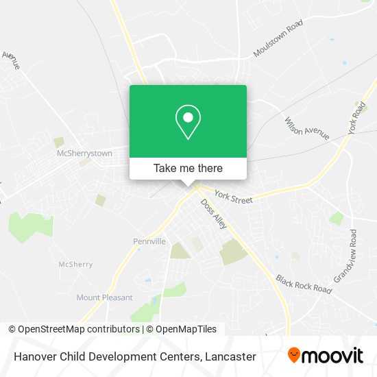 Mapa de Hanover Child Development Centers