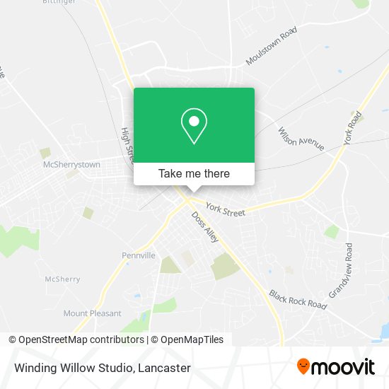 Winding Willow Studio map