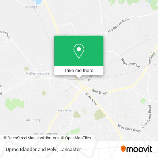 Mapa de Upmc Bladder and Pelvi