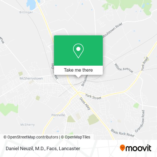 Daniel Neuzil, M.D., Facs map