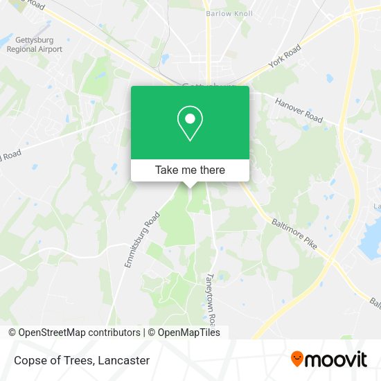 Mapa de Copse of Trees