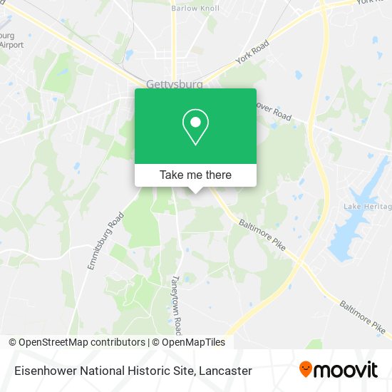 Eisenhower National Historic Site map
