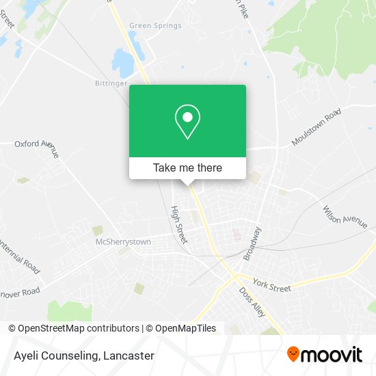 Ayeli Counseling map