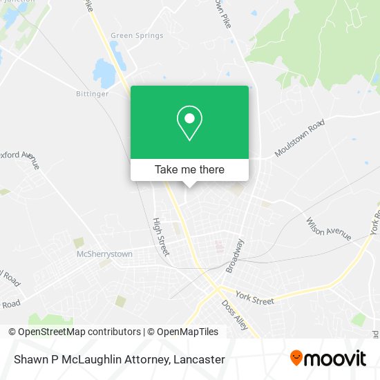 Mapa de Shawn P McLaughlin Attorney