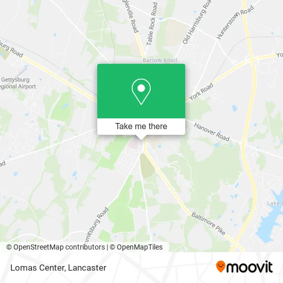 Lomas Center map