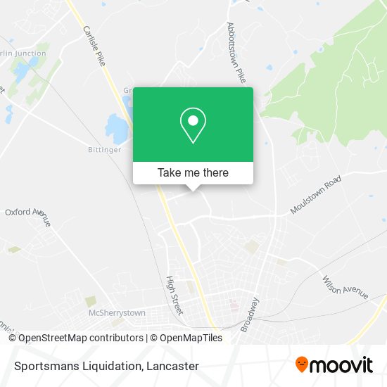 Sportsmans Liquidation map