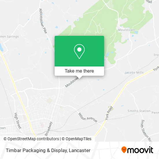 Timbar Packaging & Display map