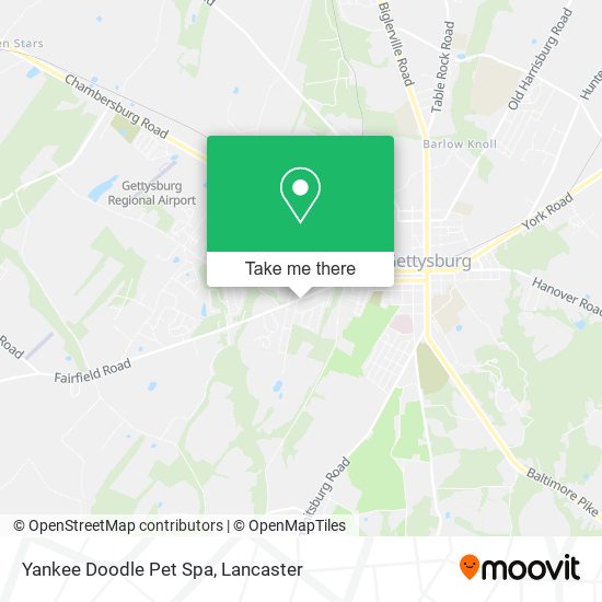 Yankee Doodle Pet Spa map