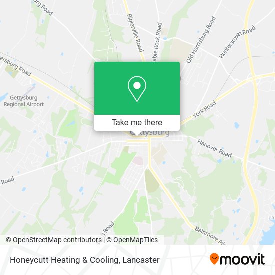 Honeycutt Heating & Cooling map