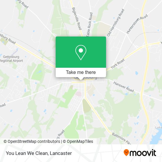 You Lean We Clean map