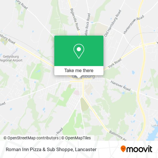 Mapa de Roman Inn Pizza & Sub Shoppe