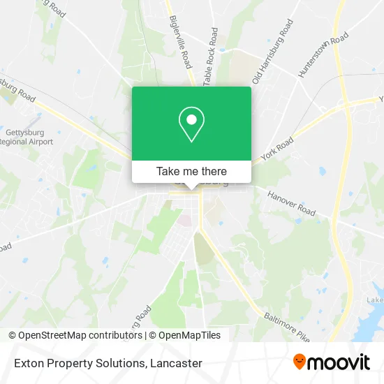 Exton Property Solutions map
