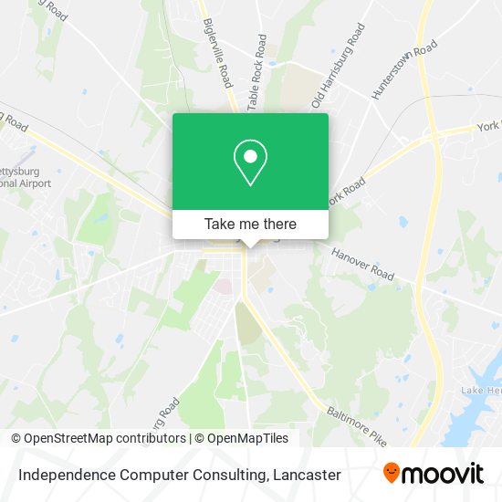 Mapa de Independence Computer Consulting