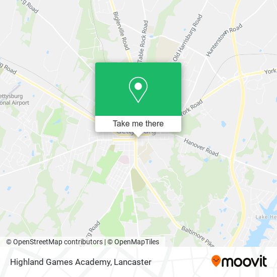 Highland Games Academy map