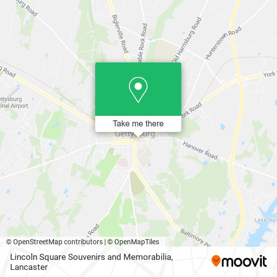 Mapa de Lincoln Square Souvenirs and Memorabilia