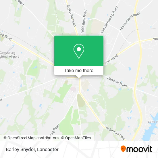Mapa de Barley Snyder