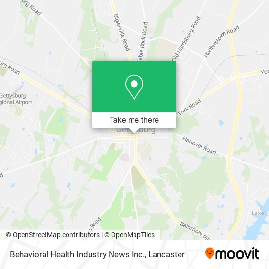 Behavioral Health Industry News Inc. map