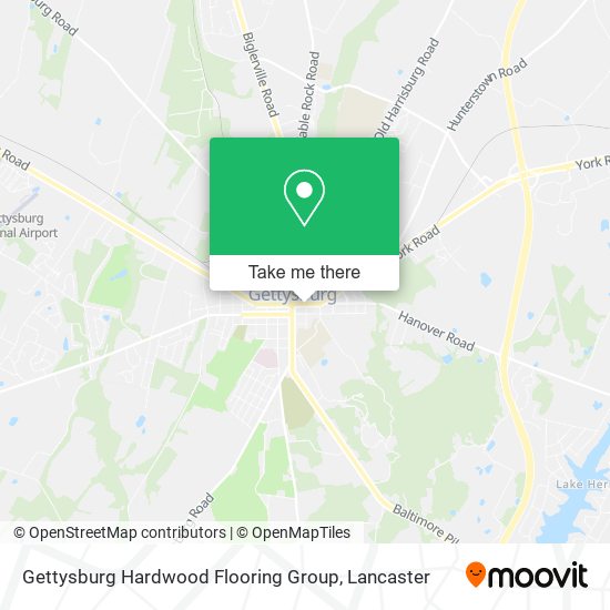 Gettysburg Hardwood Flooring Group map