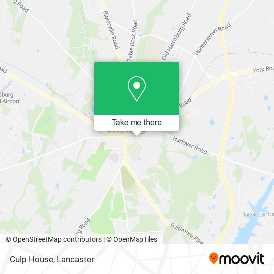 Mapa de Culp House