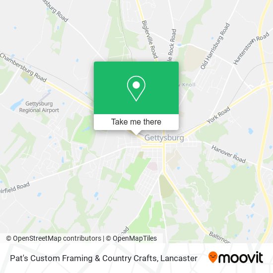 Pat's Custom Framing & Country Crafts map