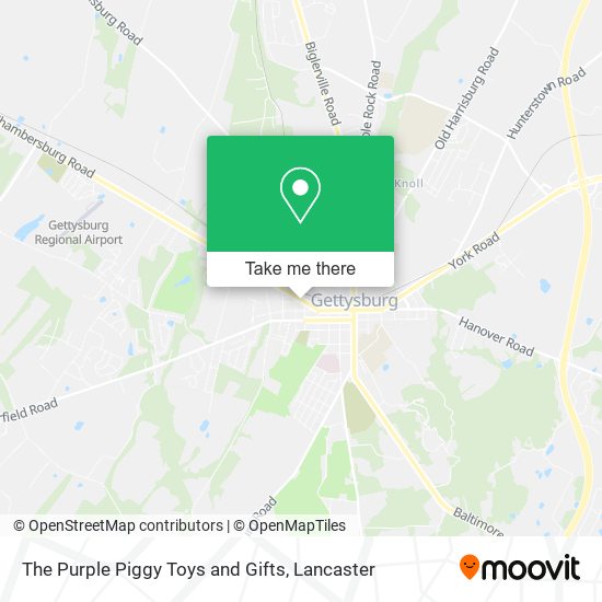 The Purple Piggy Toys and Gifts map