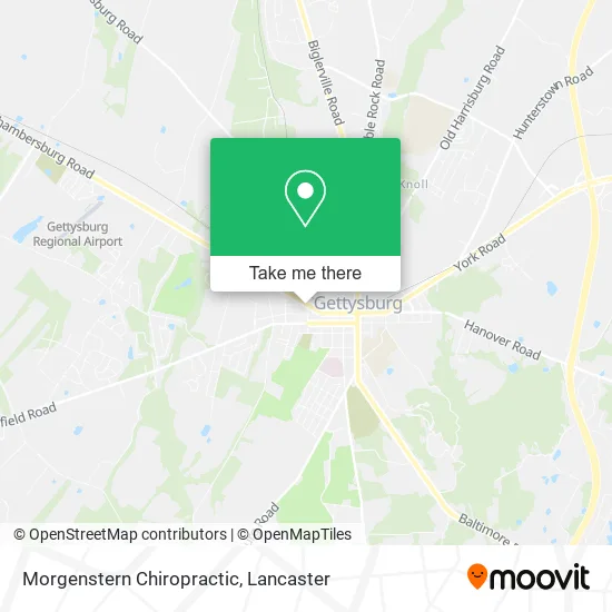 Morgenstern Chiropractic map