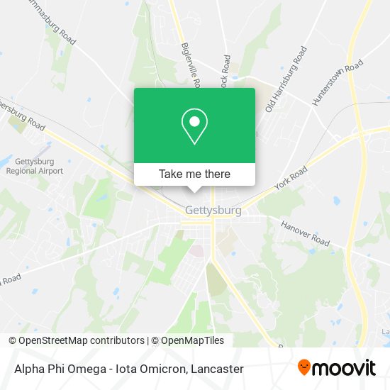 Alpha Phi Omega - Iota Omicron map